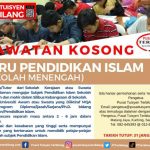 Jawatan Kosong Guru Pendidikan Islam