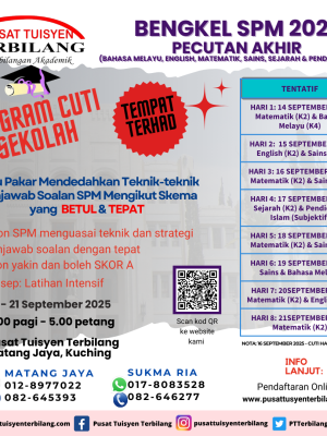 Bengkel Pecutan Akhir SPM 2025