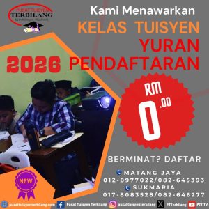 PENDAFTARAN TUISYEN TAHUN 2026 KINI BERMULA