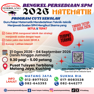 BENGKEL PERSEDIAAN SPM 2026